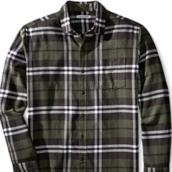 C Men's Regular-Fit Long-Sleeve Plaid Flannel Shir